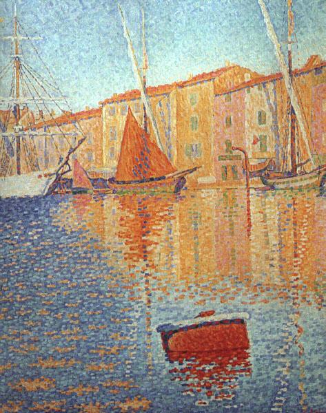 Paul Signac Red Buoy oil painting picture
